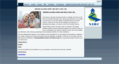 Desktop Screenshot of nursingalliancewestcoast.com